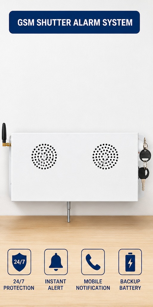 GSM Shutter Alarm System